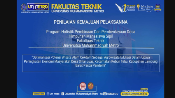 PHP2D FT UNIVERSITAS MUHAMMADIYAH METRO. PKP (Penilaian Kemajuan Pelaksana)