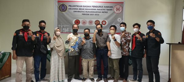 Pelantikan dan Penyerahan SK Kepengurusan Badan Kelengkapan KBMFT Periode 2021/2022