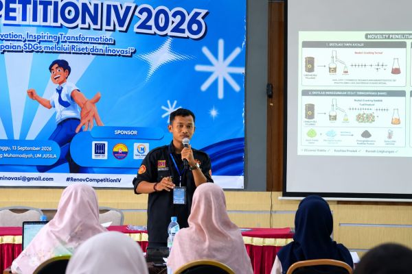 Gagasan Melaju, Prestasi Mengikuti! Isnan Rinanda Bawa Teknik Mesin UM Metro ke Podium Esai Se-Lampung